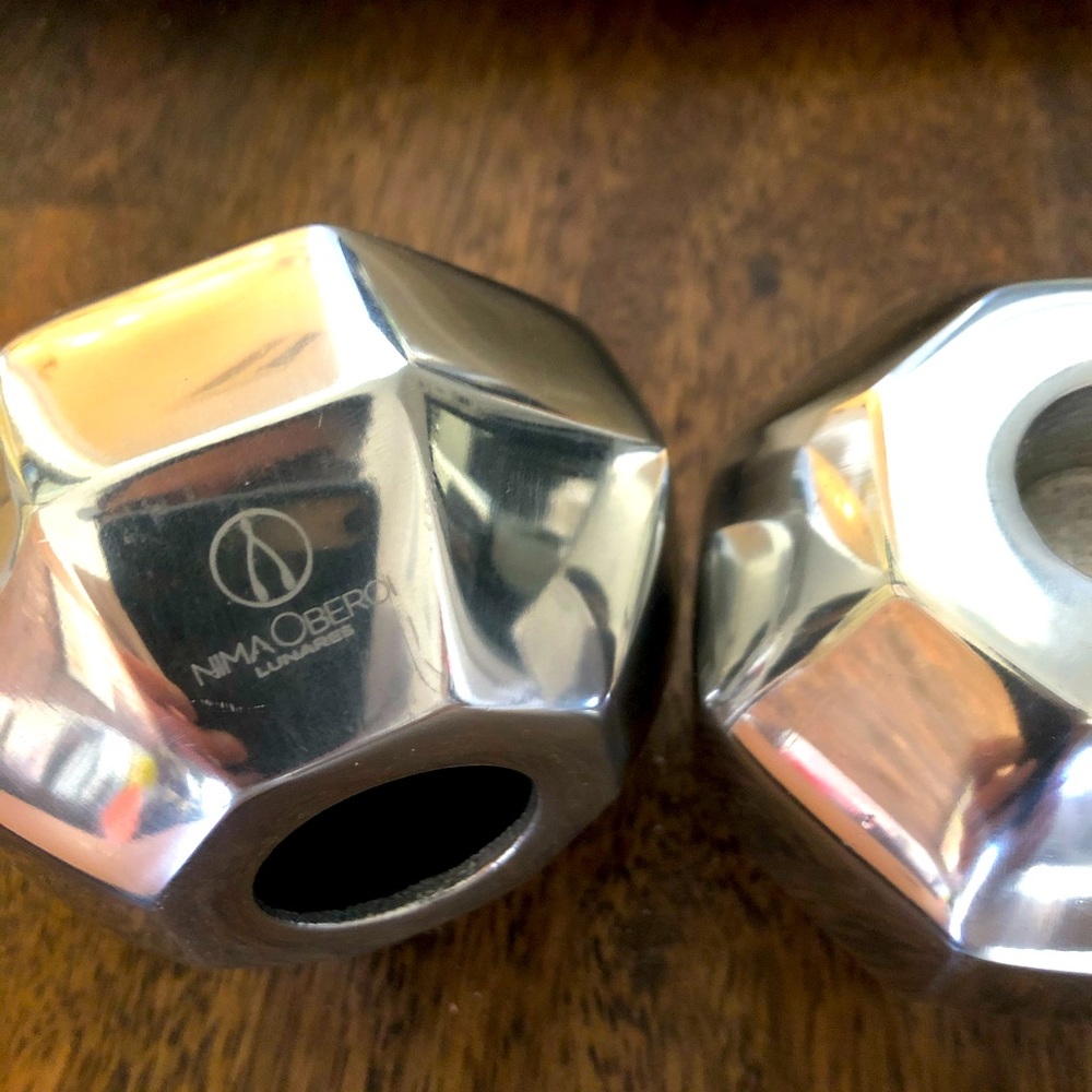 Orb by Nima Oberoi Lunares candlestick holders